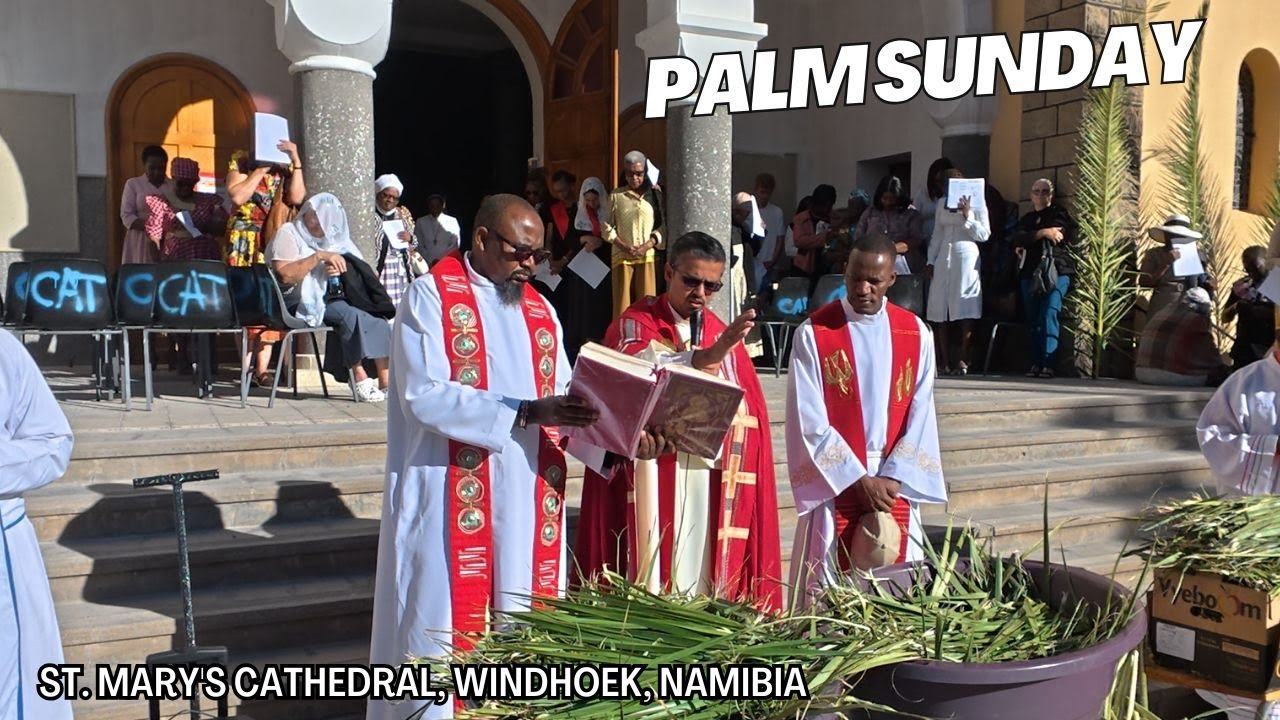 Palm Sunday St Mary's Cathedral, Windhoek, Namibia