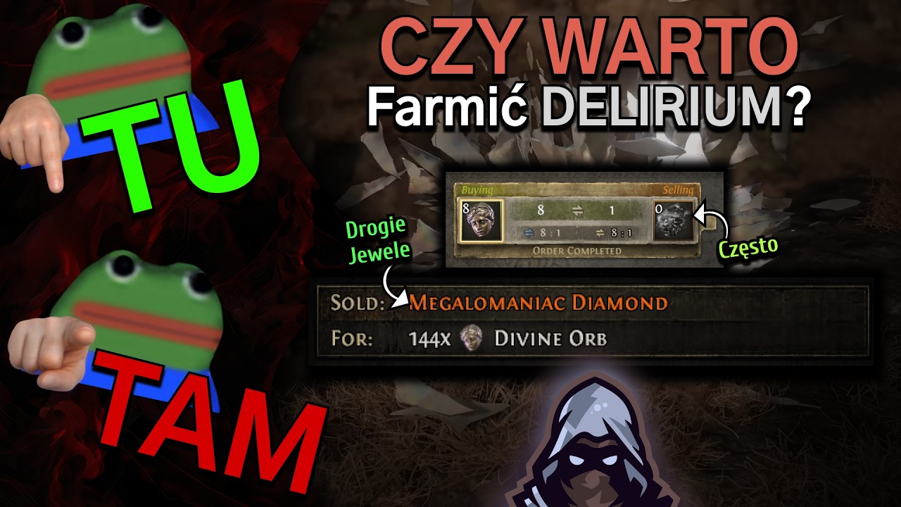 Farma DELIRIUM to pewny zarobek! - Tu Czy Tam #3 - Poradnik Farmienia Path of Exile 2