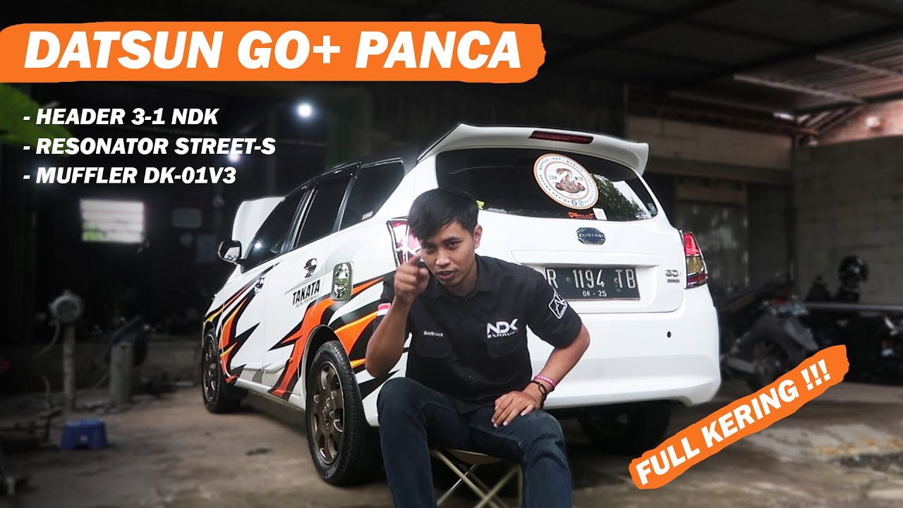 FULL KERING !! TES SOUND SEMUA MUFFLER DI DATSUN GO+ PEMASANGAN FULLSYSTEM NDK EXHAUST