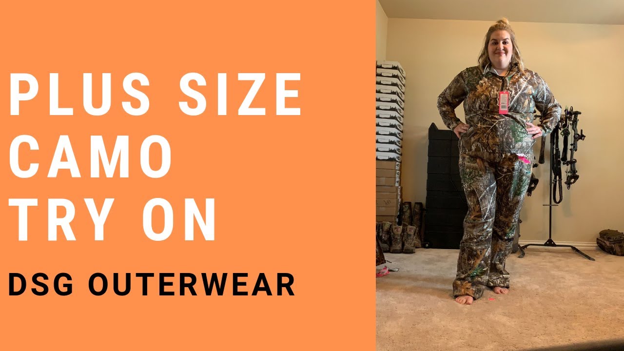 DSG Outerwear | Try On | Plus Size Women&rsquo;s Camo