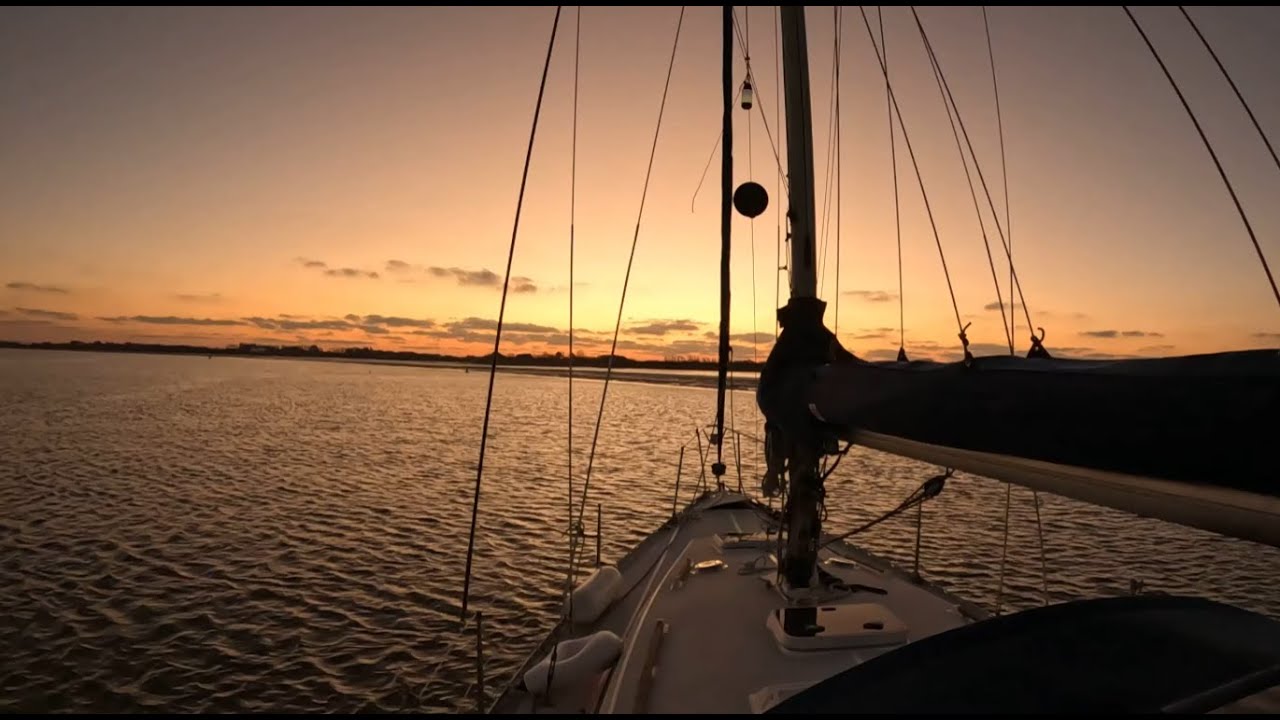 25-01 First successful overnight anchor - East Head - 01 Feb 25 #easthead #chichester #solent #sail