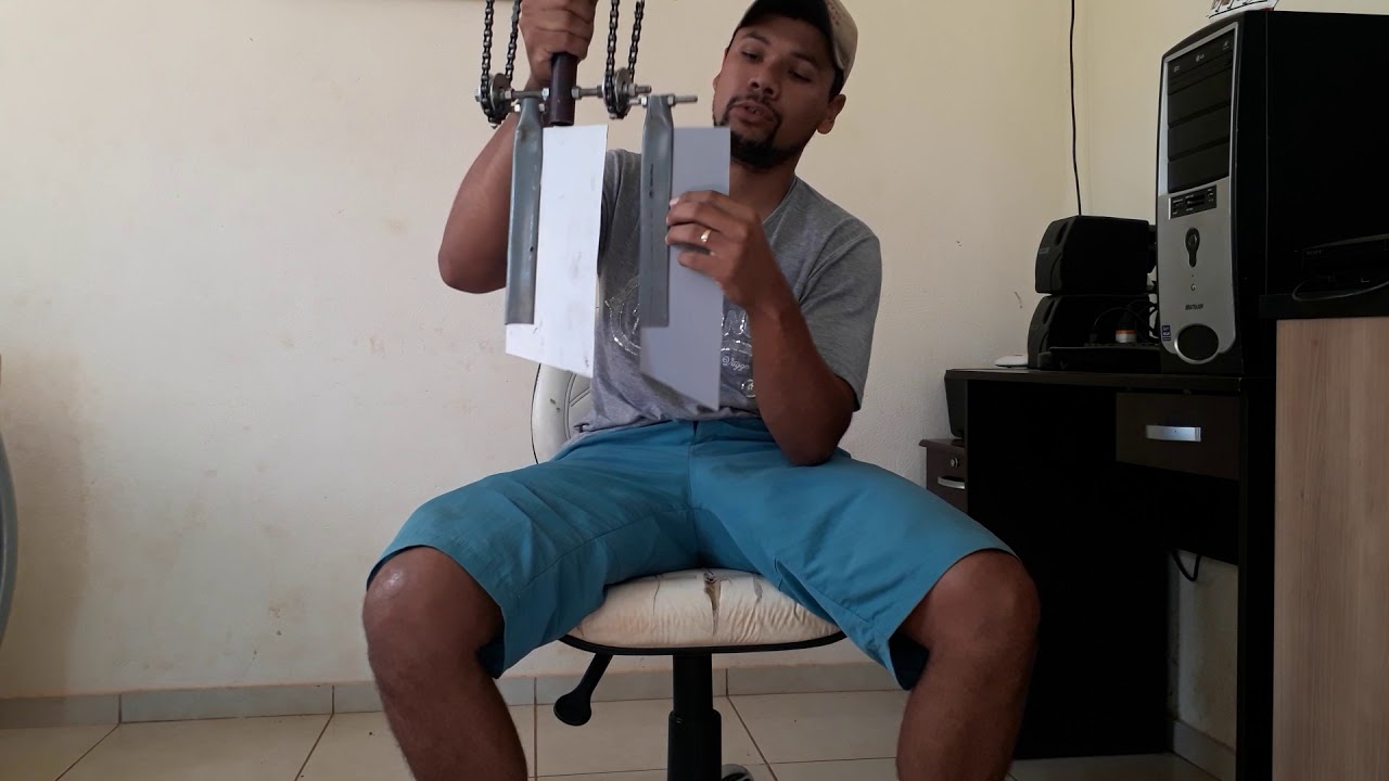 Pedal caseiro sistema barbatana