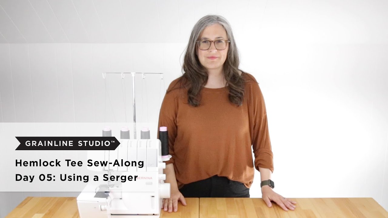 Hemlock Tee Sew-Along: Day 05 – Assembling your Hemlock Using a Serger