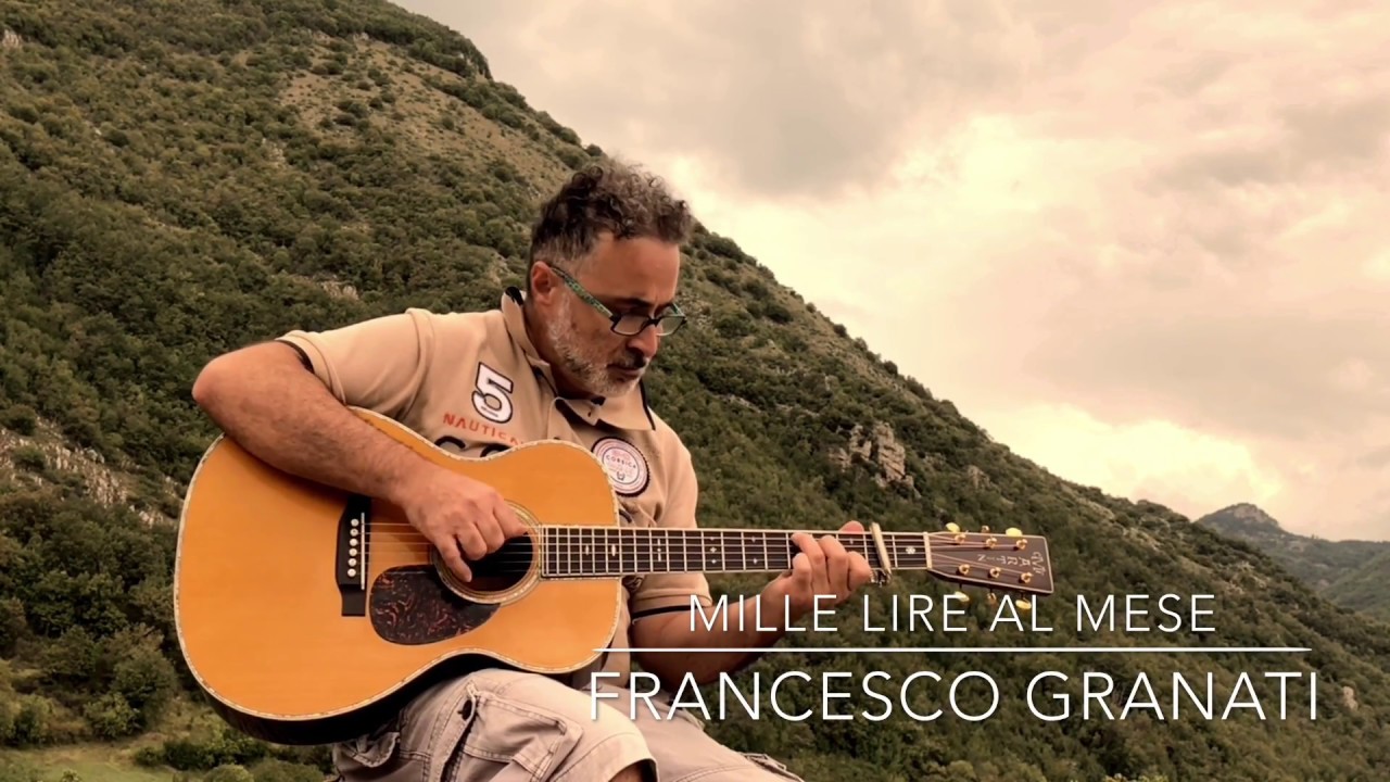Le piu' belle canzoni italiane - Mille Lire al Mese - Fingerstyle guitar  arr. by Francesco Granati
