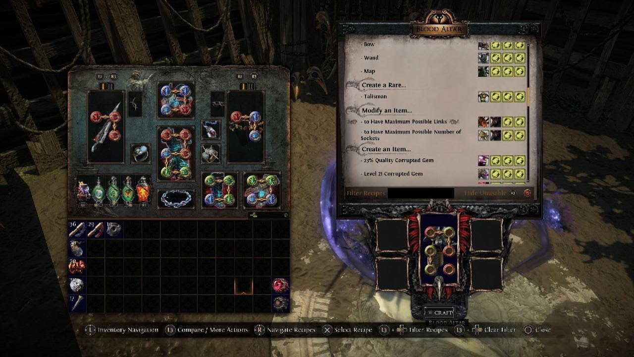 Path Of Exile how to six-link with beast help