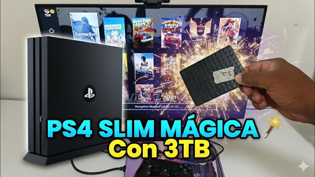 Programando PS4 Slim De 3TB Para Suscriptor - PS4 MÁGICA 