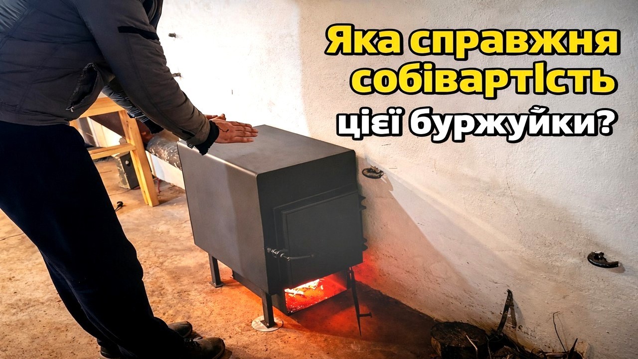 Як зробити ефективну буржуйку за мінімальні кошти
