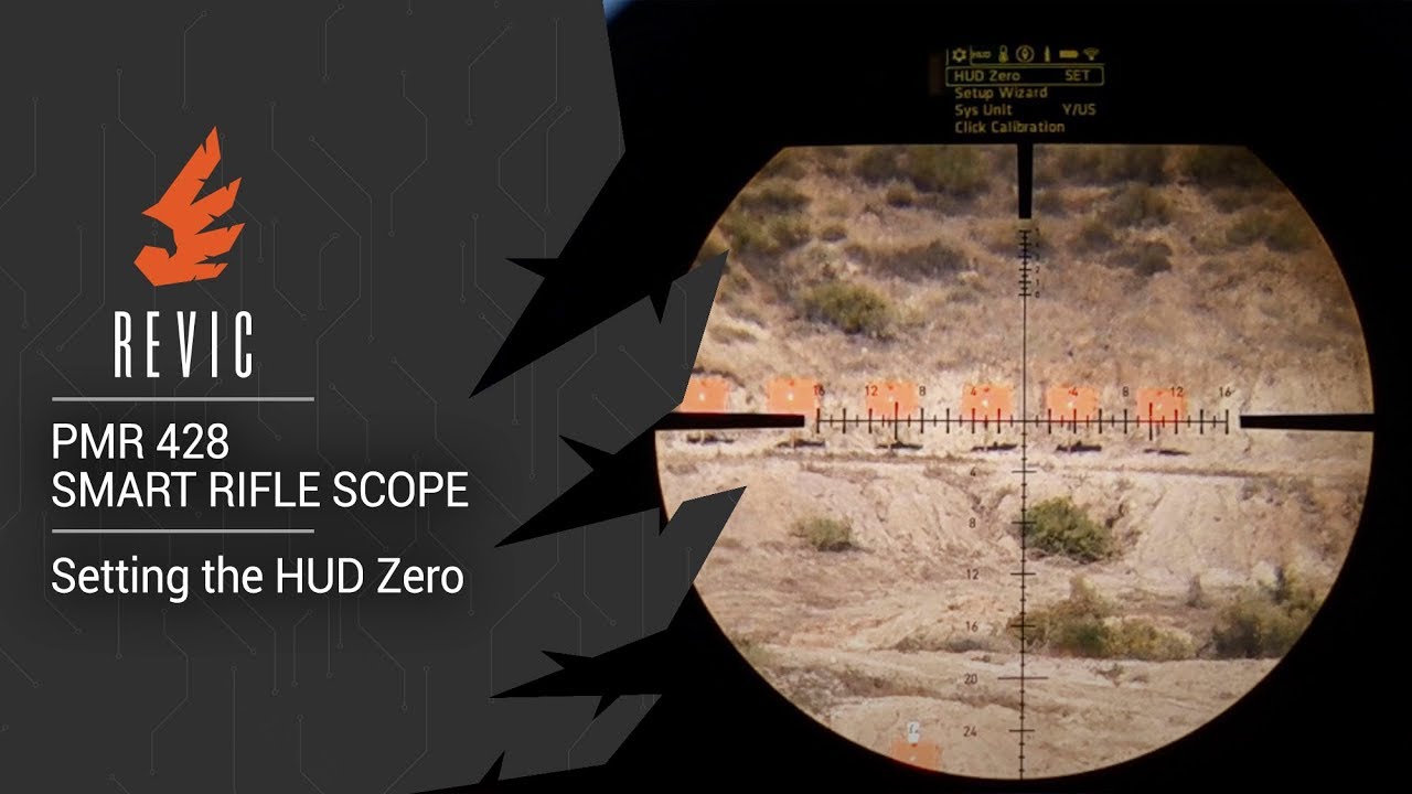 REVIC PMR428 Smart Rifle Scope | Setting the HUD Zero