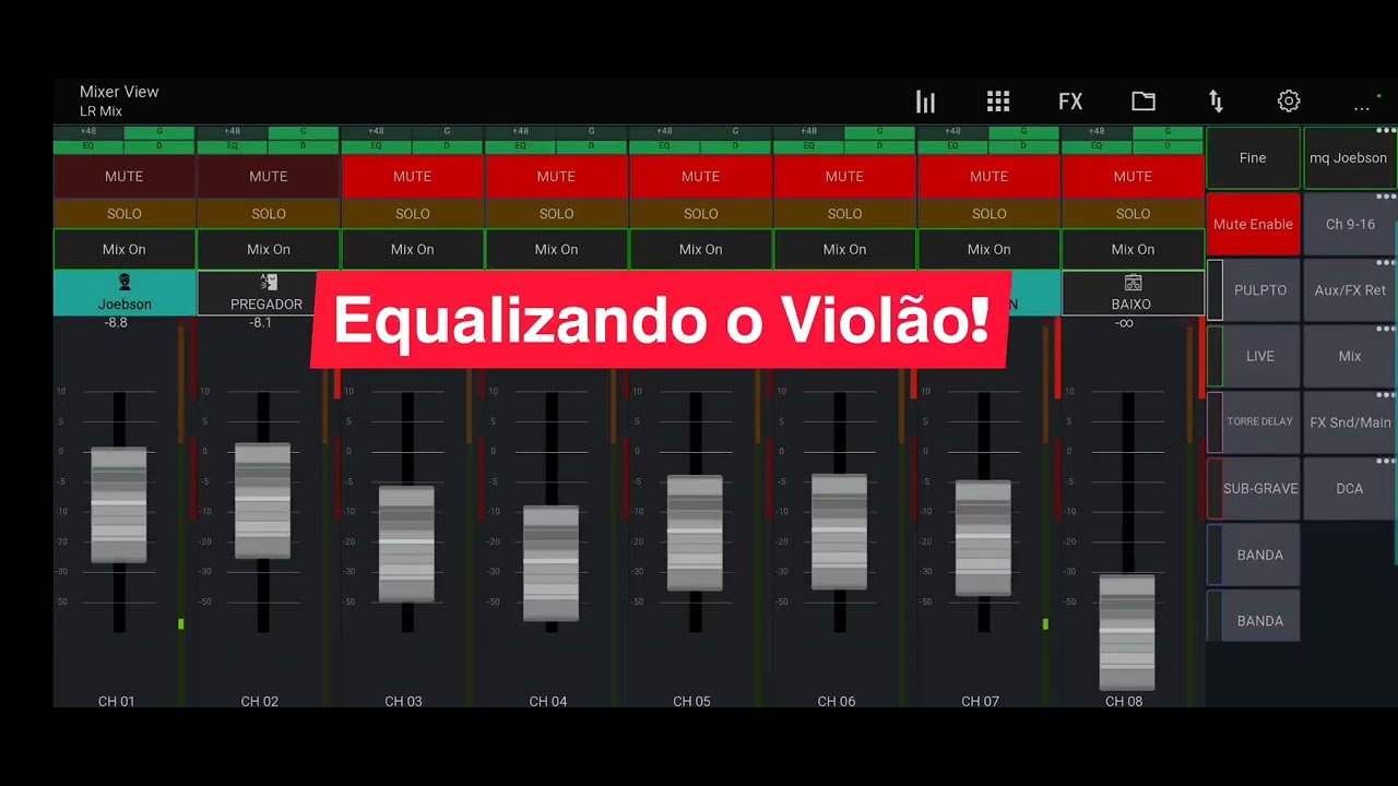 𝗘𝗾𝘂𝗮𝗹𝗶𝘇𝗮𝗻𝗱𝗼 𝗩𝗶𝗼𝗹𝗮̃𝗼 || 𝗡𝗮 𝗫𝗿18 BEHRINGER App Mixing Station