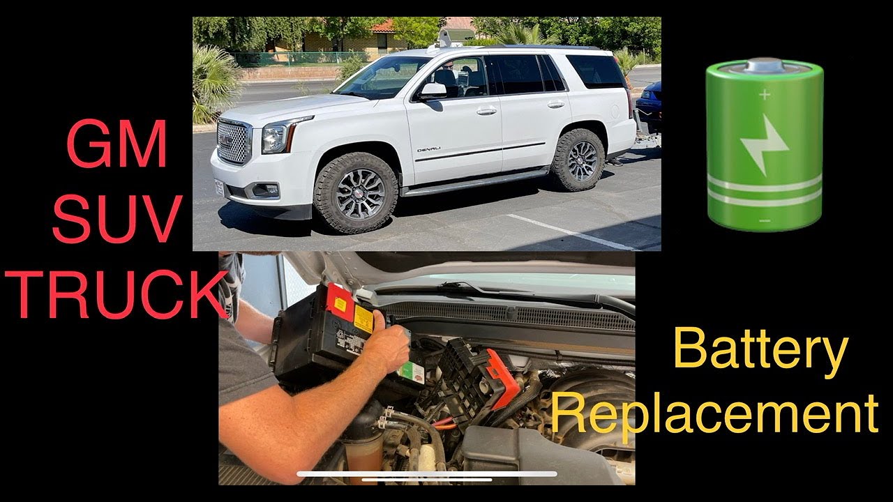 Yukon battery replacement 2015-2020 GMC CHEVY Tahoe, Escalade Sierra, Silverado, suburban