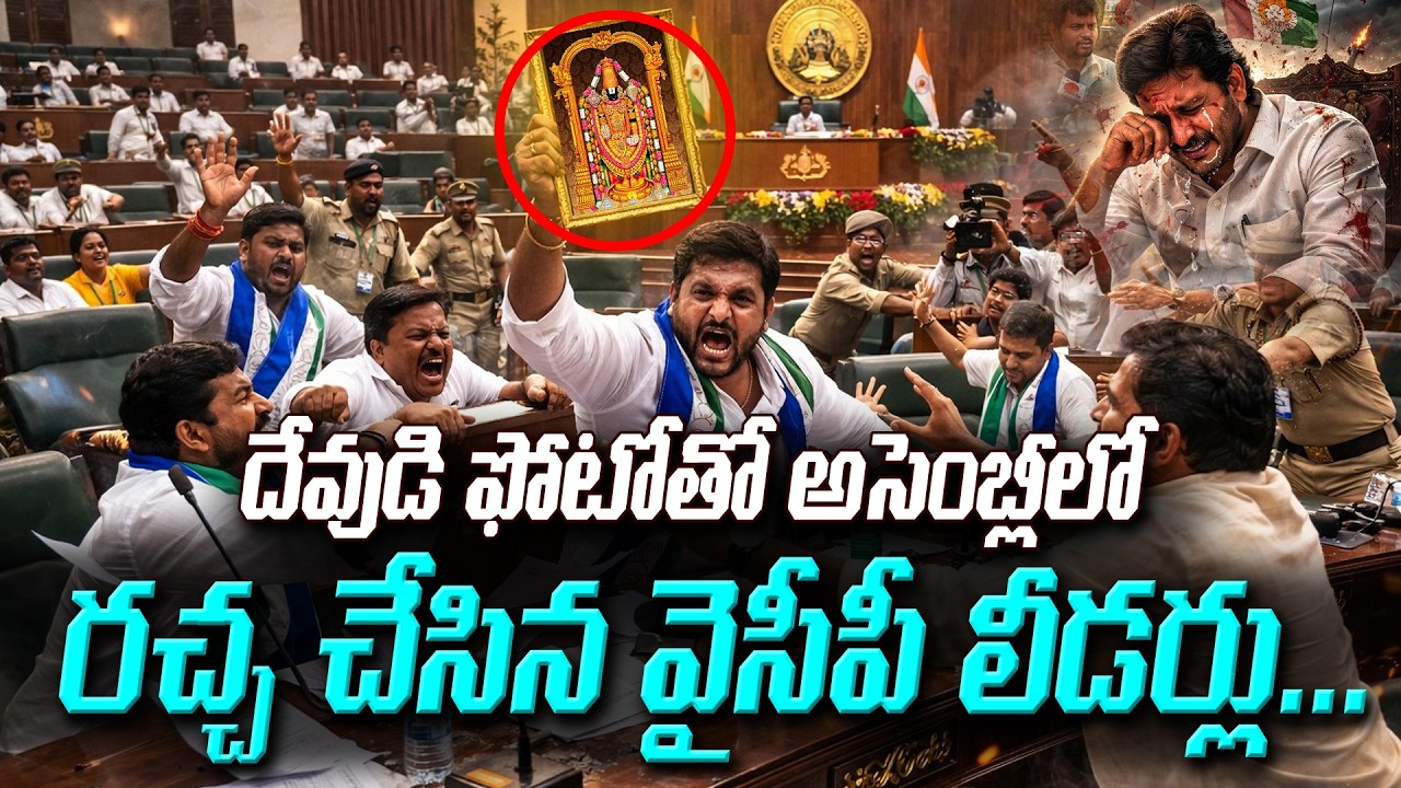 High Drama in Andhra Pradesh Council as YCP Sparks Disruption : Yellow Singam