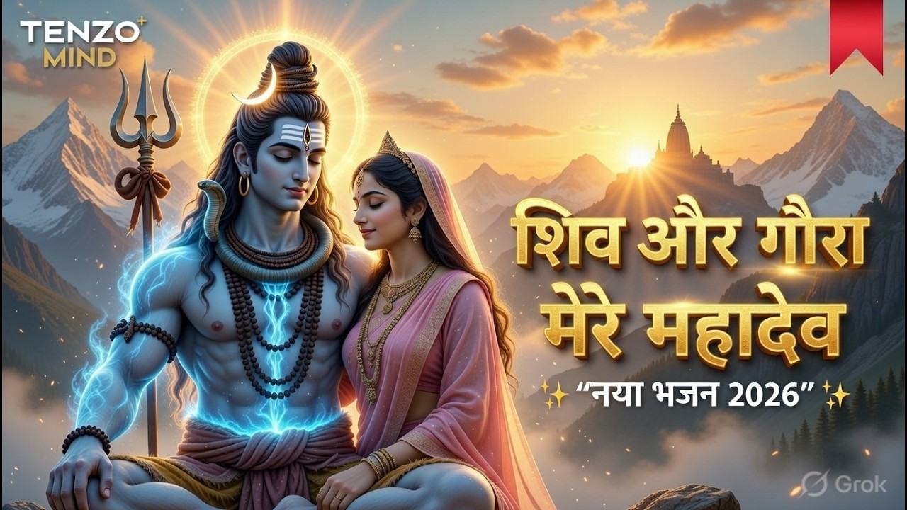 गौरा संग शिव शंकर ❤️ | शिव पार्वती प्रेम भजन | Har Har Mahadev | Latest Shiv Bhajan 2026 #shorts