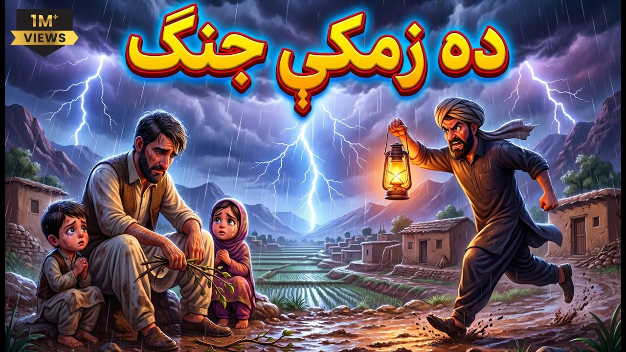 ‎‎دہ زمکې جګړه | Pashto Cartoon Story | Educational Cartoon