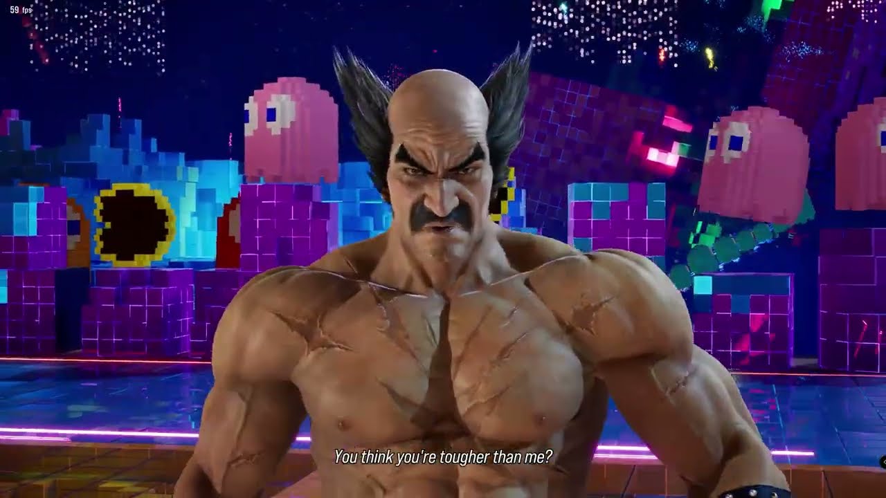 Случайные неотредактированные видеоролики из Tekken 8