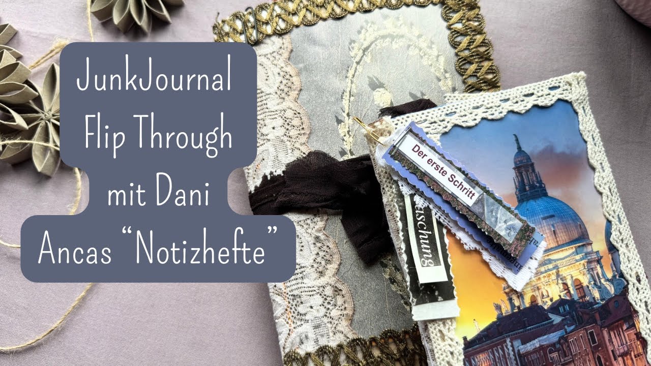 JunkJournal Flip Through- Ich zeige zwei Kleinode meiner Schwester 😍🥰🩷