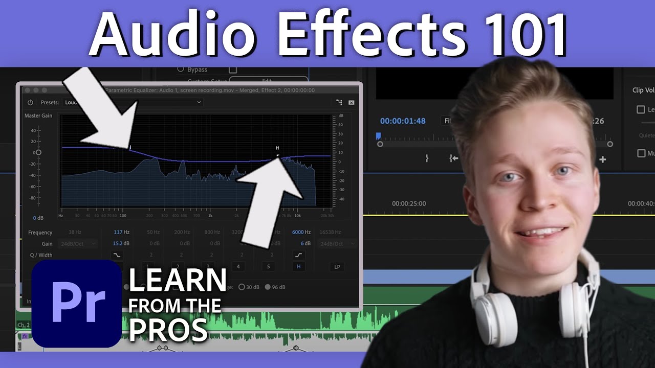 Best Audio Effects in Premiere Pro | Tutorial with Aidin Robbins | Adobe Video