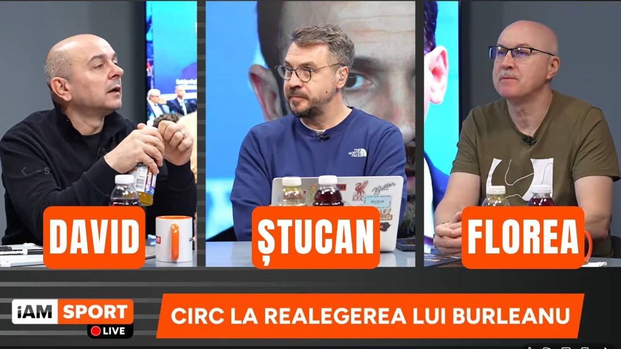 iAMsport LIVE - 19 Martie | CIRC LA REALEGEREA LUI BURLEANU. Ștucan x David x Florea