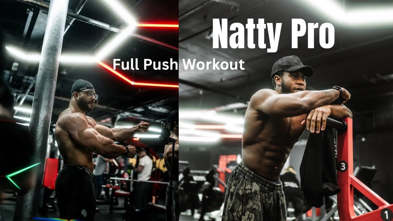 Training Push With One of the Best Natural Bodybuilders 