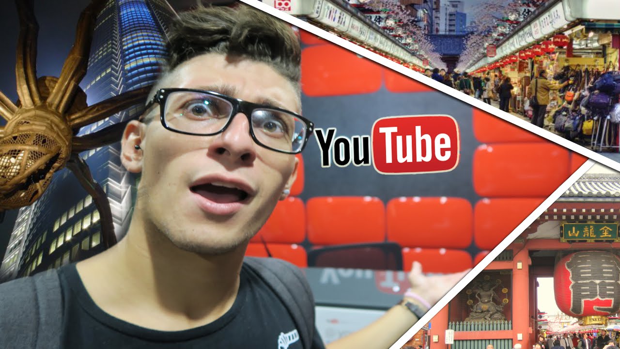 YOUTUBE SPACE, RAGNI GIGANTI, CIBO & VIDEOGIOCHI - TOKYO w/MATES
