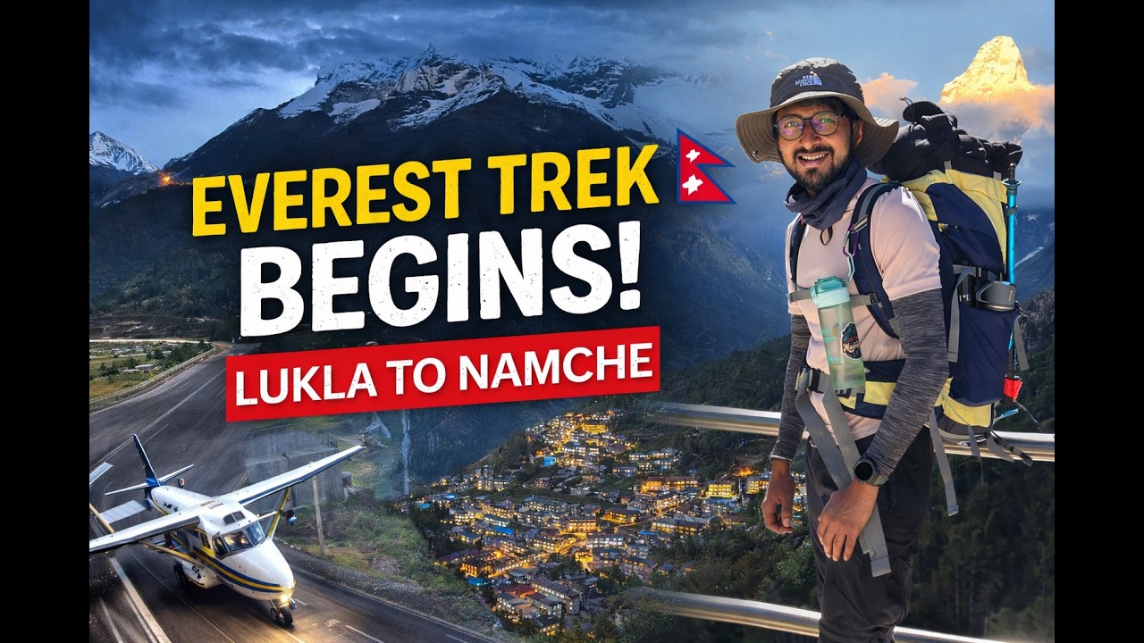 Everest Base Camp Trek Begins! Lukla Landing to Namche Bazaar 🏔️