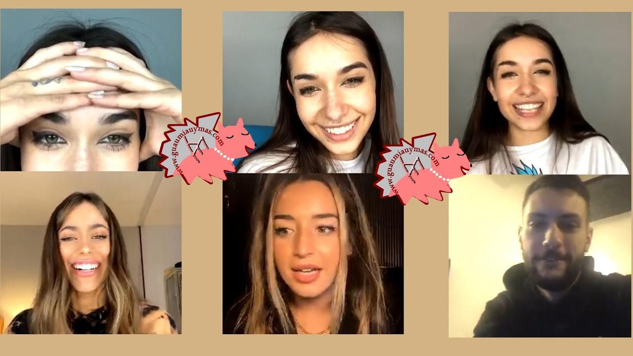 Lola Índigo , Tini , María Becerra y Big One hablando de HIGH remix antes de su estreno