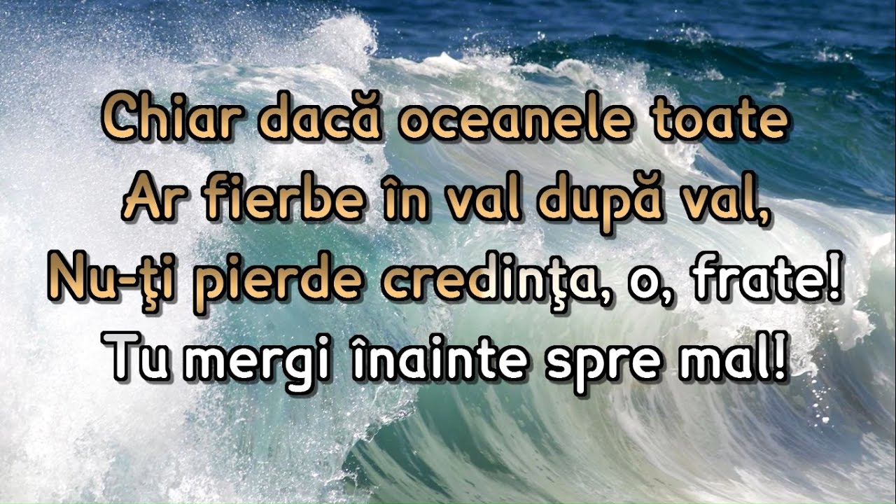 Chiar daca oceanele toate - Negativ Crestin
