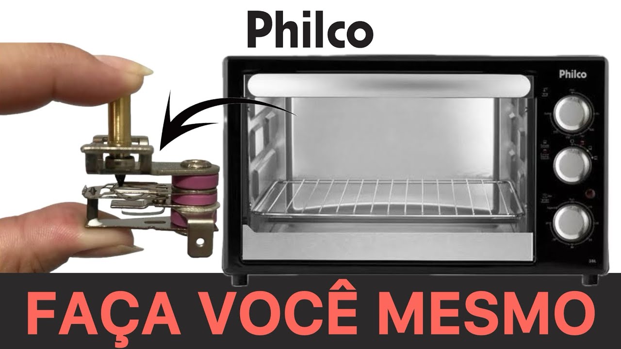 Forno elétrico PHILCO 38L PFE38P liga, mas não esquenta! (Resolvido)
