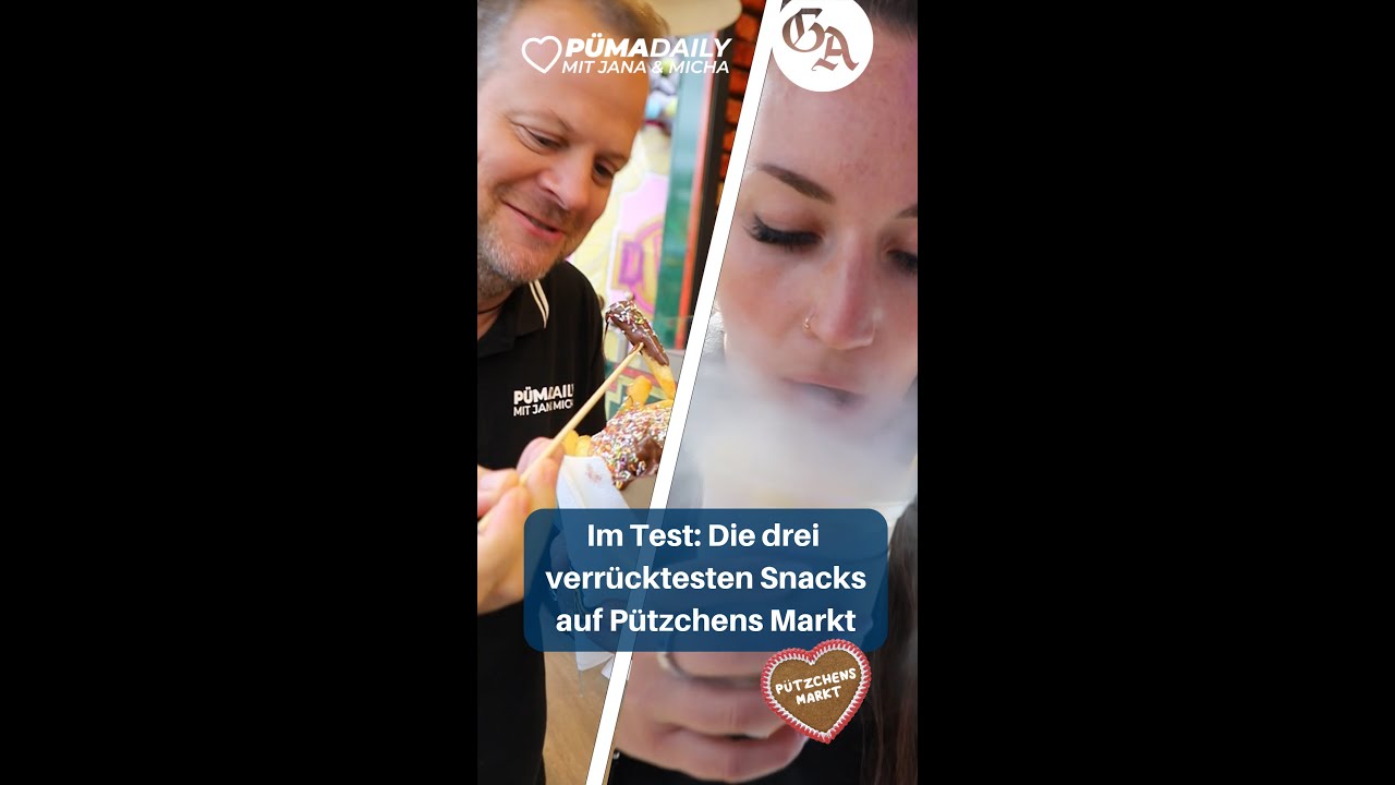 Im Test: Die drei verrücktesten Snacks auf Pützchens Markt