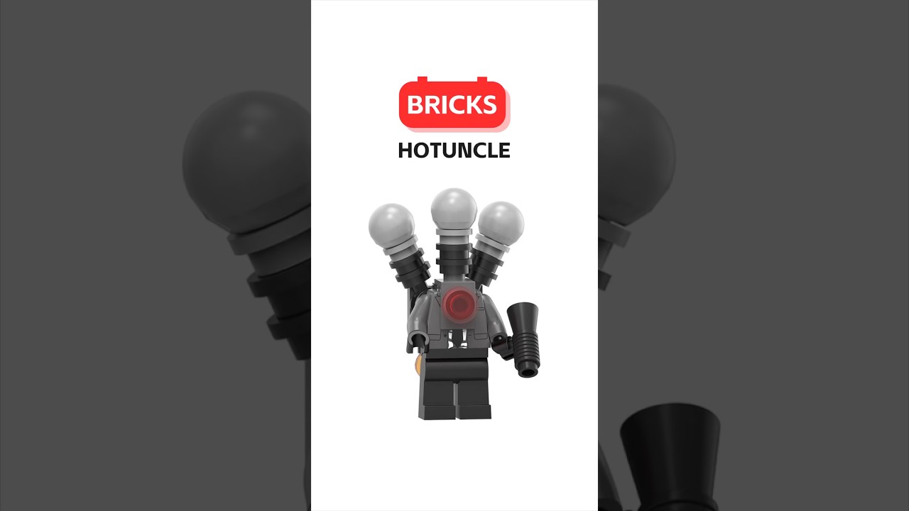 Microphone Man Build Unofficial Lego #toys #Skibiditoilet #brick