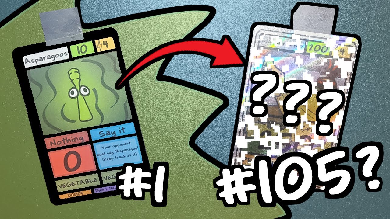 EVERY SINGLE CARD in my Homemade Game (105!!!)