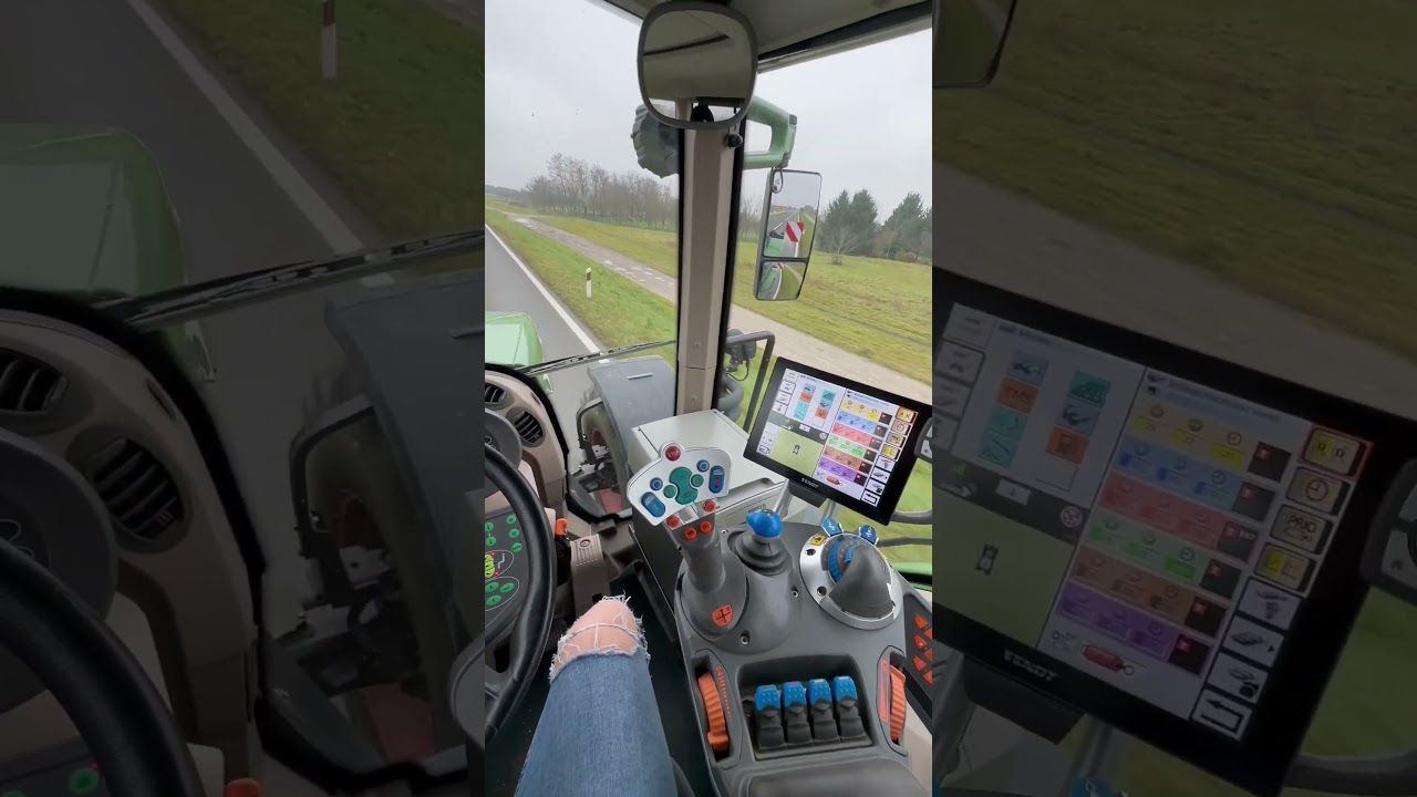 Drive Fendt 828💚 #fendtpower #tractor #farm #beautiful #farming #amazing #farmer #field #fendt828