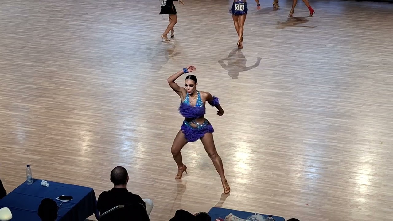 Pecchia Alessia  |Campionato del Mondo 2023 WDSF| solo Latin female | Calvía Spagna| jive