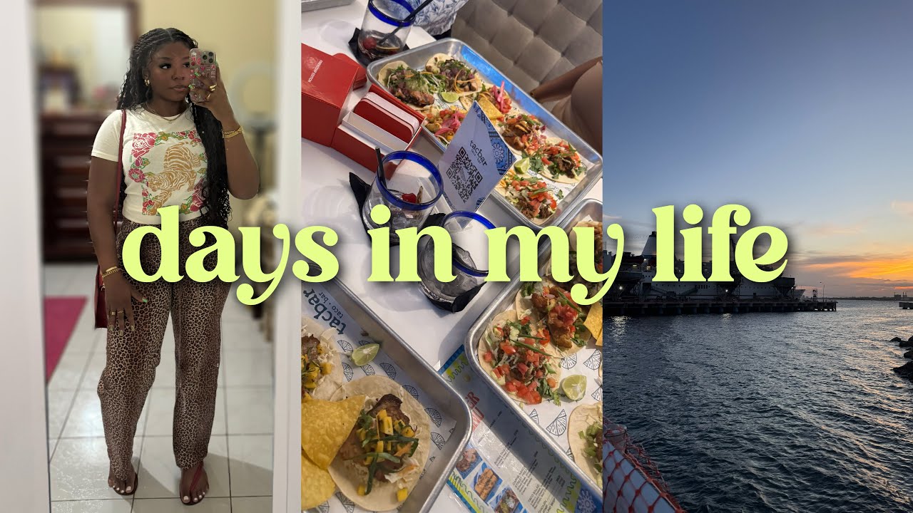 days in my life in jamaica: kingston night market, book ship, food village + more 