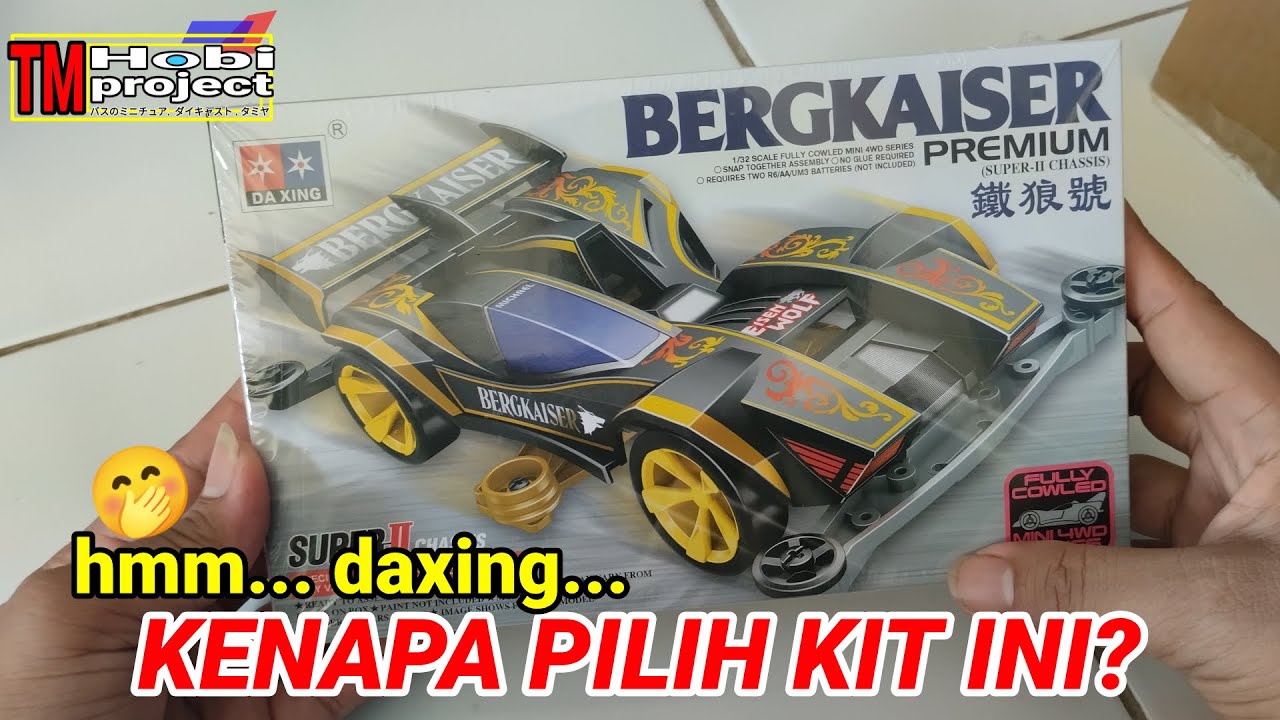 BERGKAISER SUPER 2 CHASSIS DAXING UNBOXING & REVIEW MINI 4WD MURAH 😁