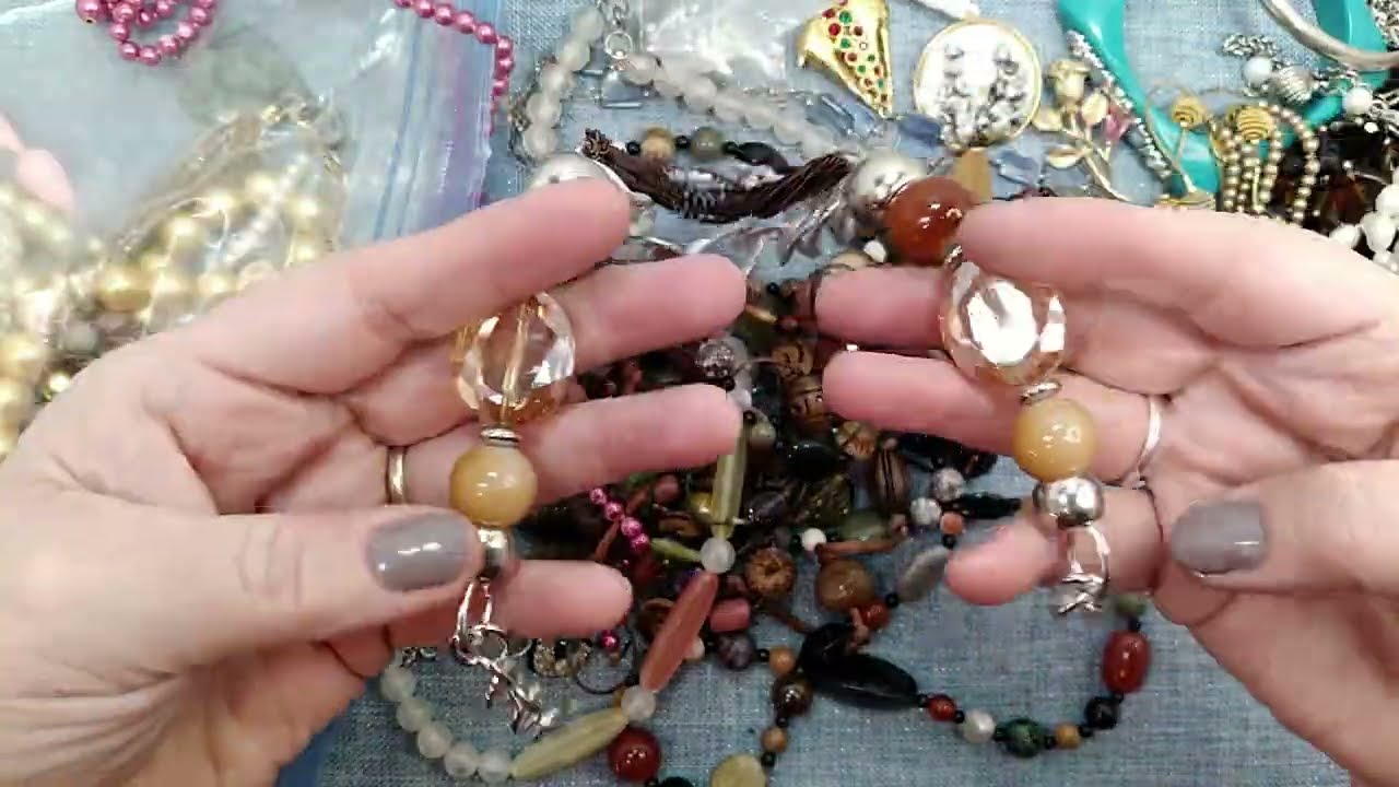 GIANT 5lb Jewelry Bag  Sterling Silver Coro Joan Rivers And Some Interesting Pieces I Can't Identify