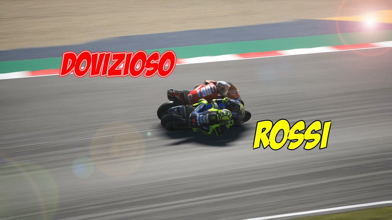 [MotoGP Vitual] : Valentino Rossi Vs Andrea Dovizioso Vs Marquez at San Misano MotoGP