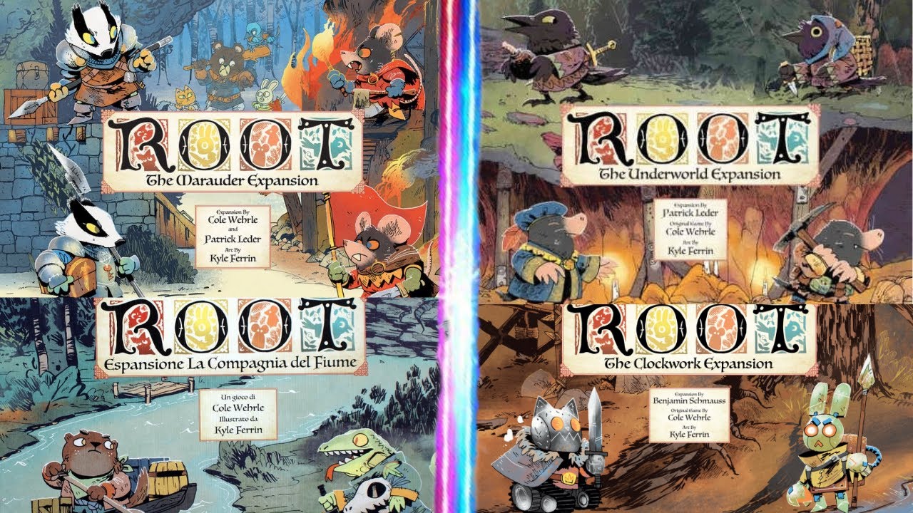 Root : TUTTE le espansioni (e Marauder Expansion - Predoni e Cavalieri)