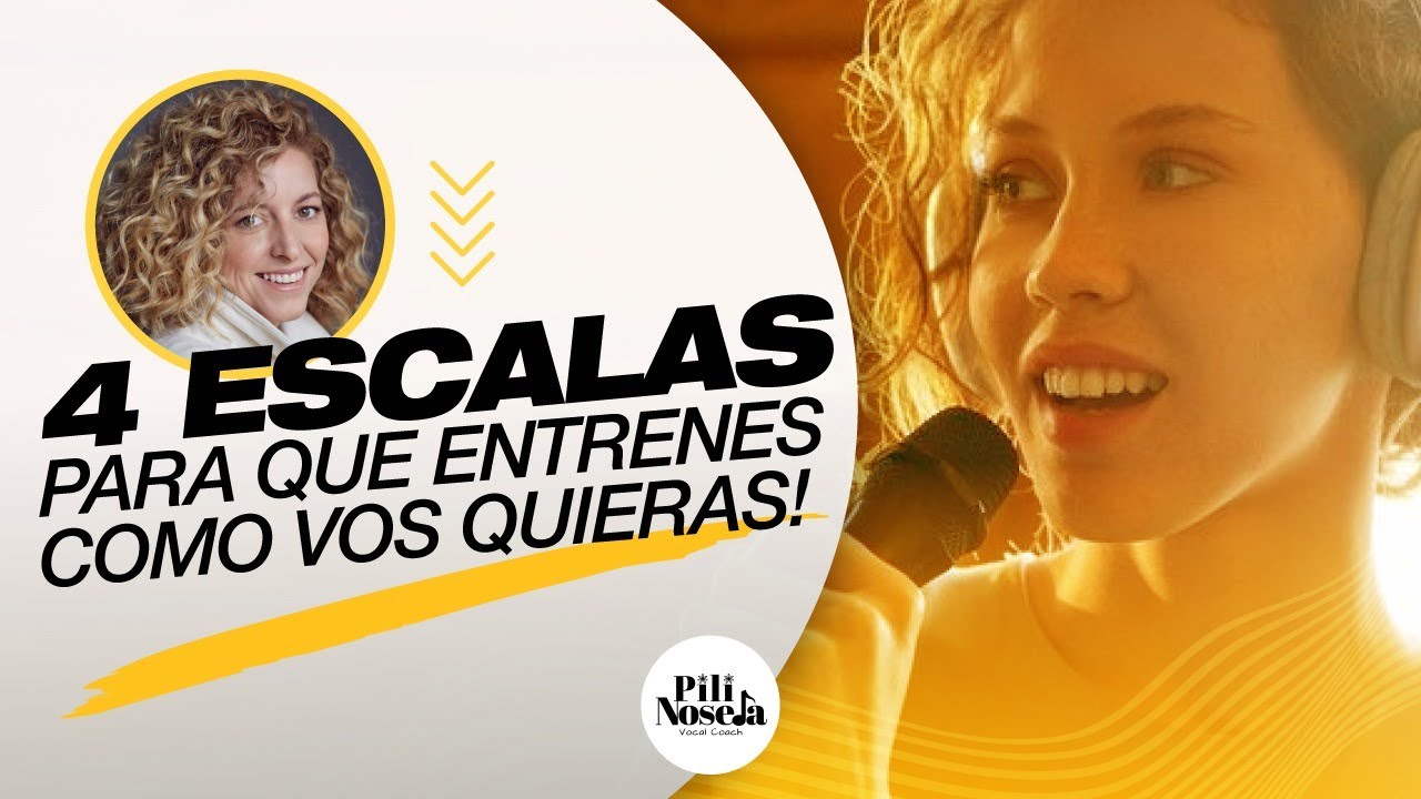 4 escalas simples para que vocalices con tus ejercicios favoritos!