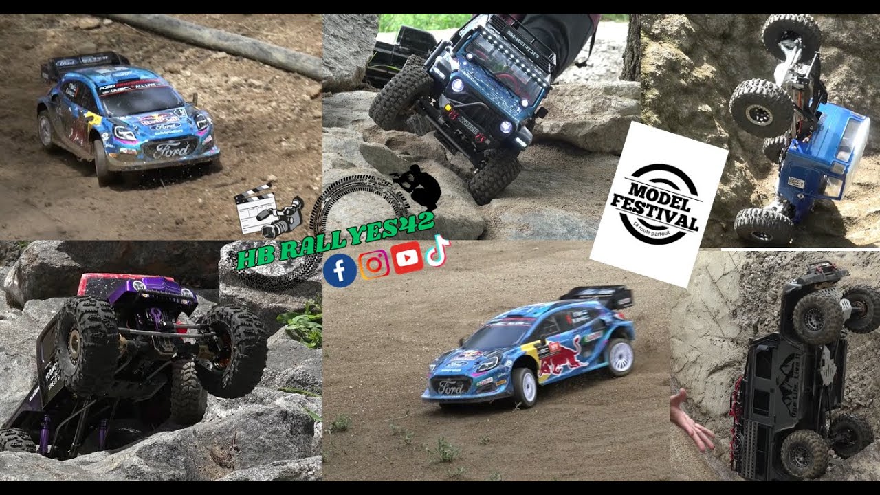 Model Festival 2024 ça roule partout - Crawler 4x4 - Scale - Rally Car  - By HB Rallyes42 - [4K]