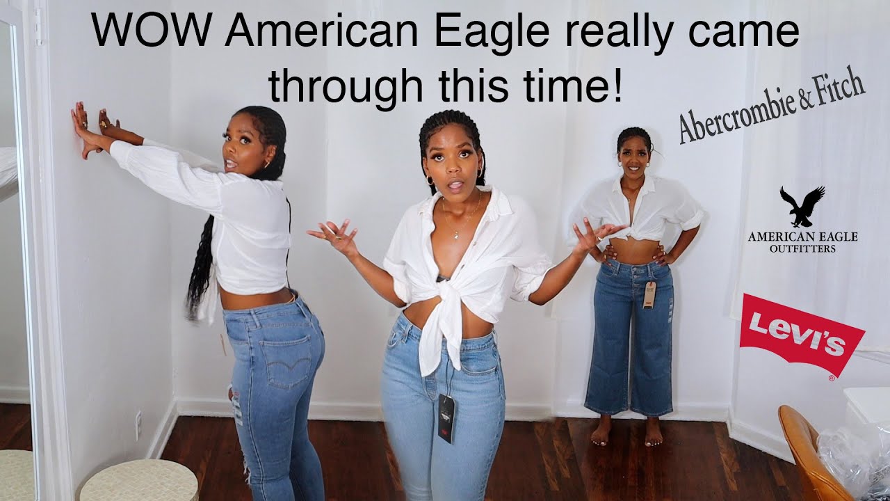 Okay American Eagle I have might been wrong about you! CURVY Haul 2021-Come e-shopping with me PT 2
