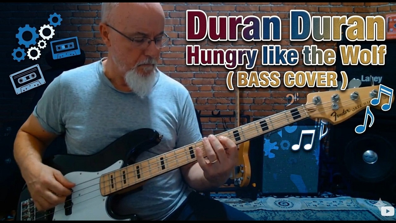 Duran Duran - Hungry like the Wolf   ( BASS COVER)