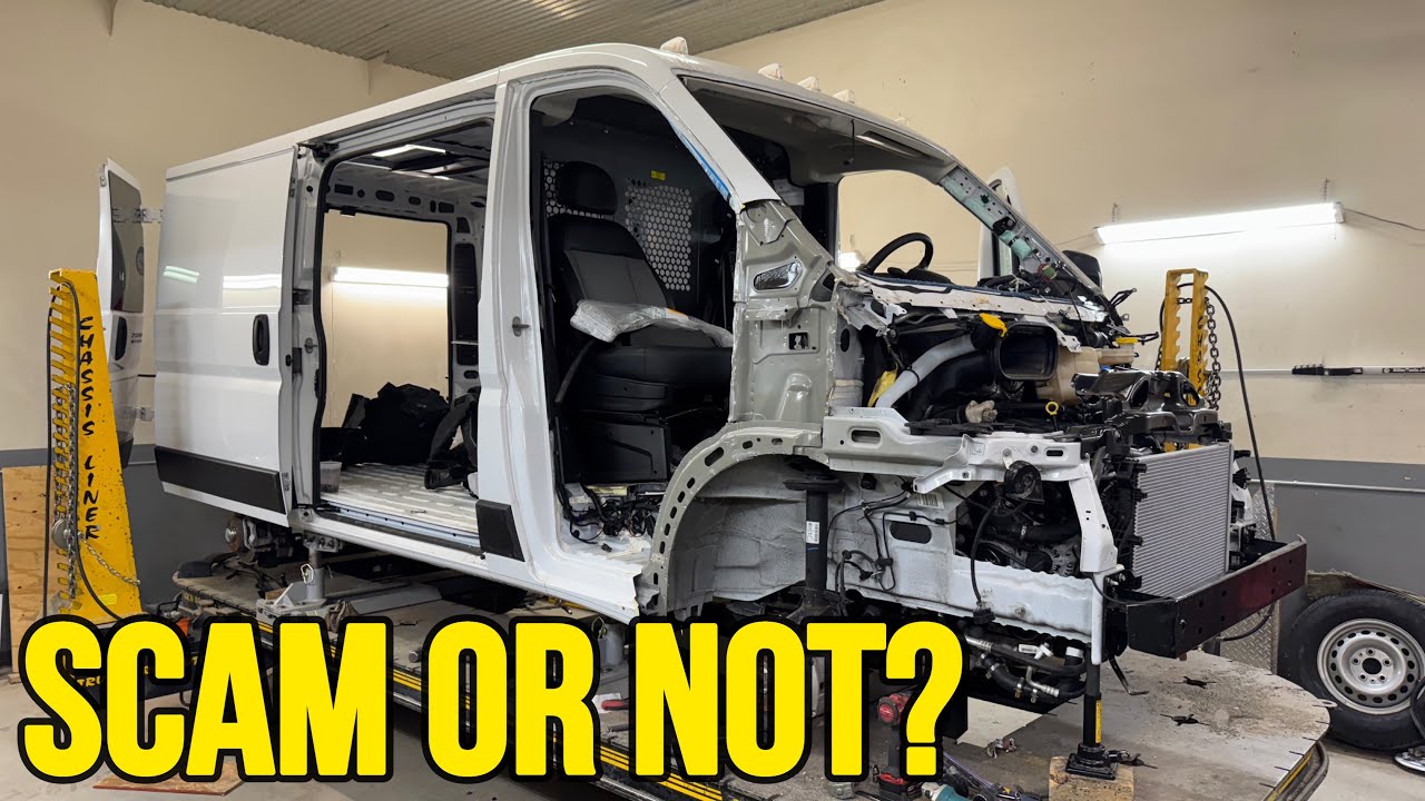 Copart Scam? Lipstick Ram ProMaster Hidden Damage Repair
