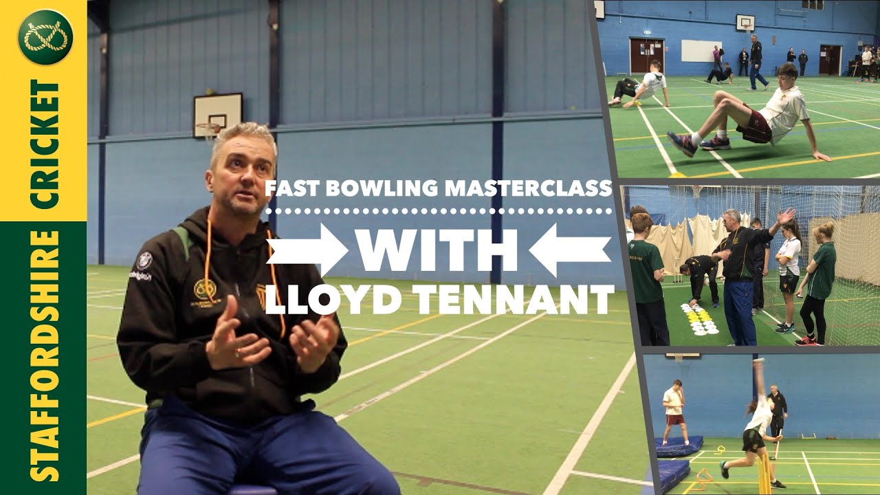 Staffordshire Cricket's Fast Bowling Master Class With Lloyd Tennant