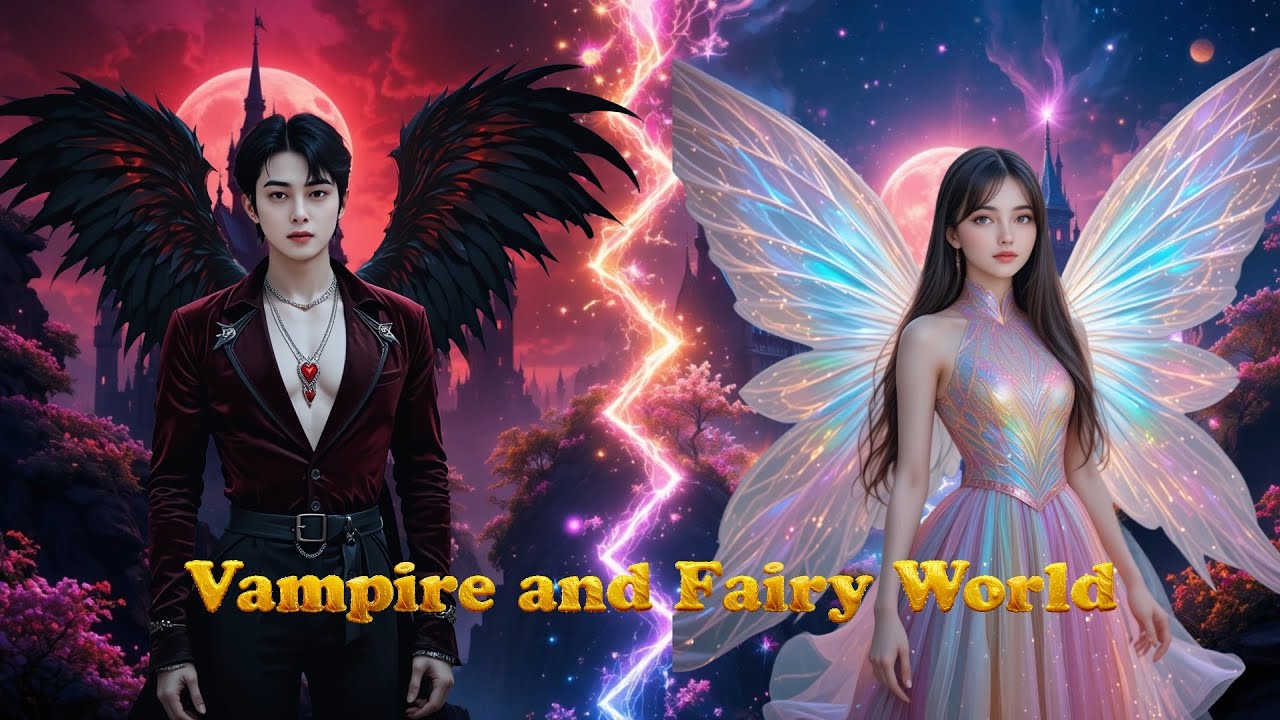 Vampire and Fairy World💐👻🦋 | Fairies Story 