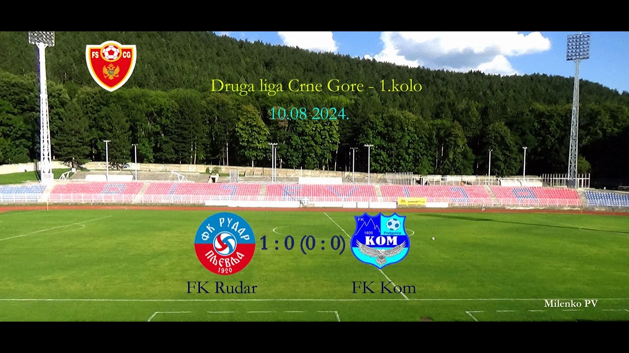 FK Rudar - FK Kom   1 : 0 (0 : 0)   DRUGO POLUVRIJEME