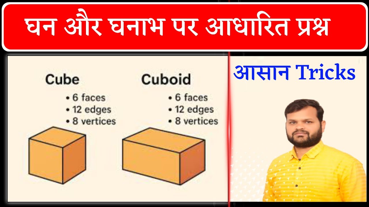 घन और घनाभ पर आधारित प्रश्न | Cube & Cuboid Maths Viral Tricks | Jk Campus 