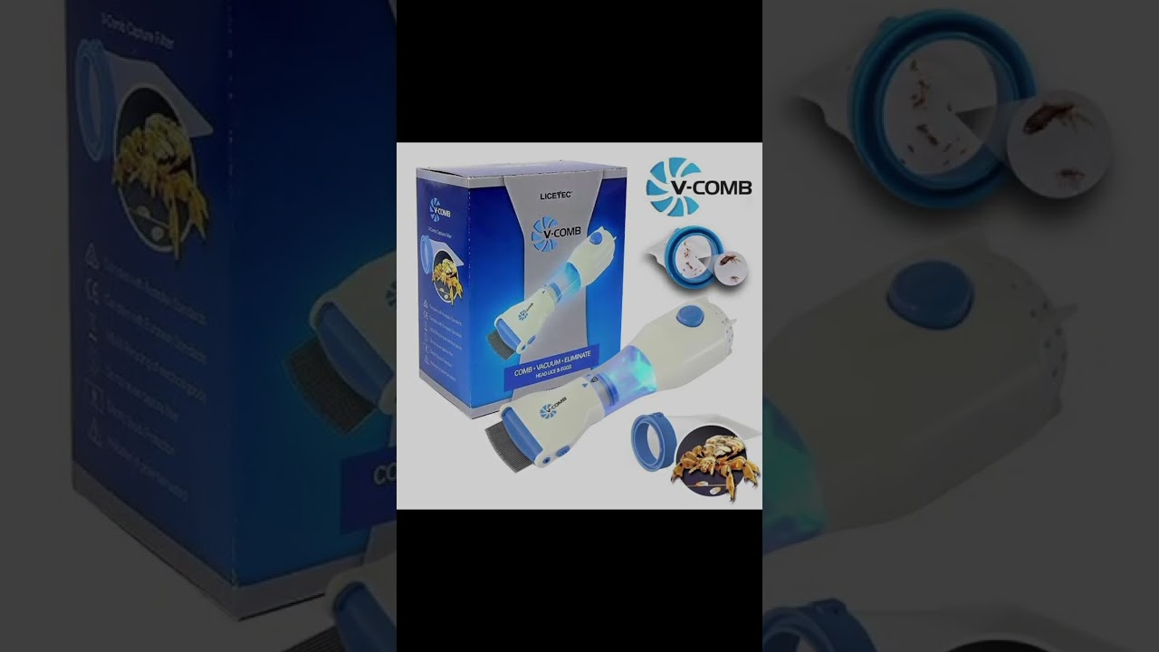 Anti Lice Electric Comb, Head Lice Machine with 4 Filters