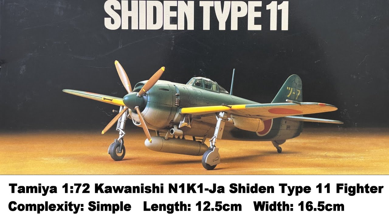 Tamiya 1:72 Kawanishi N1K1-Ja Shiden Type 11 Kit Review