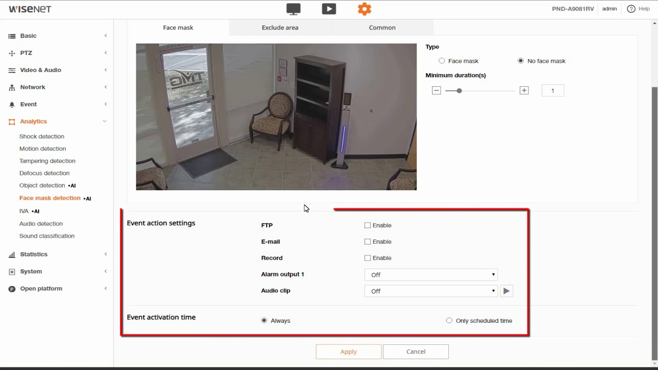 How to set up Face Mask Detection Analytics in AI Cameras | Hanwha Vision | #Cameras #NetworkCameras