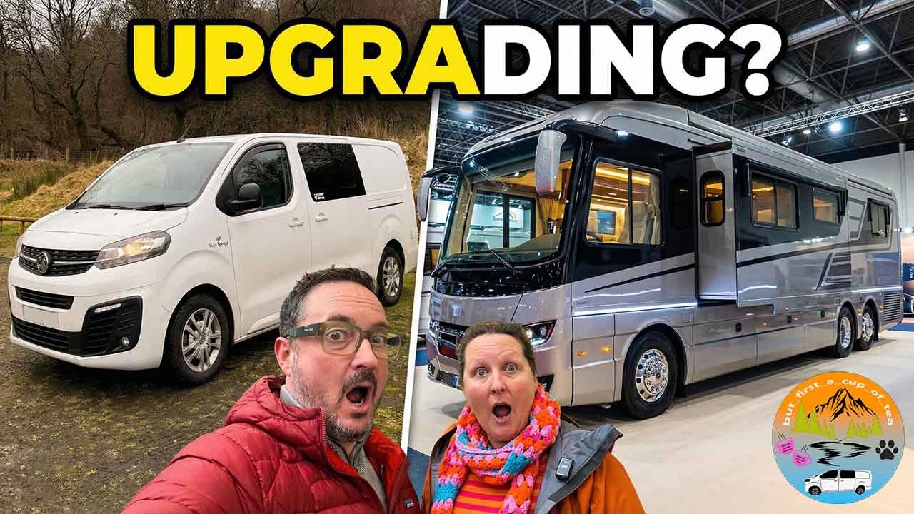 Self Built Camper vs &pound;100k Motorhome! Scottish Motorhome, Caravan and Holiday Home Show.